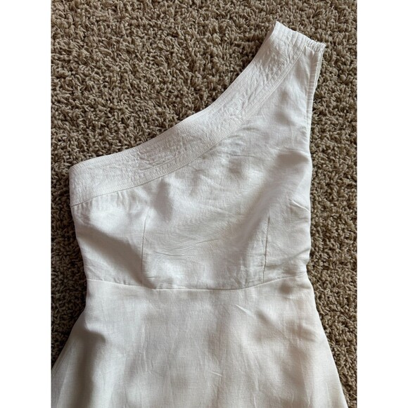 Farm Rio Anthropologie One-Shoulder A-Line Smocked Dress Women's Size XXS Petite - Picture 6 of 16